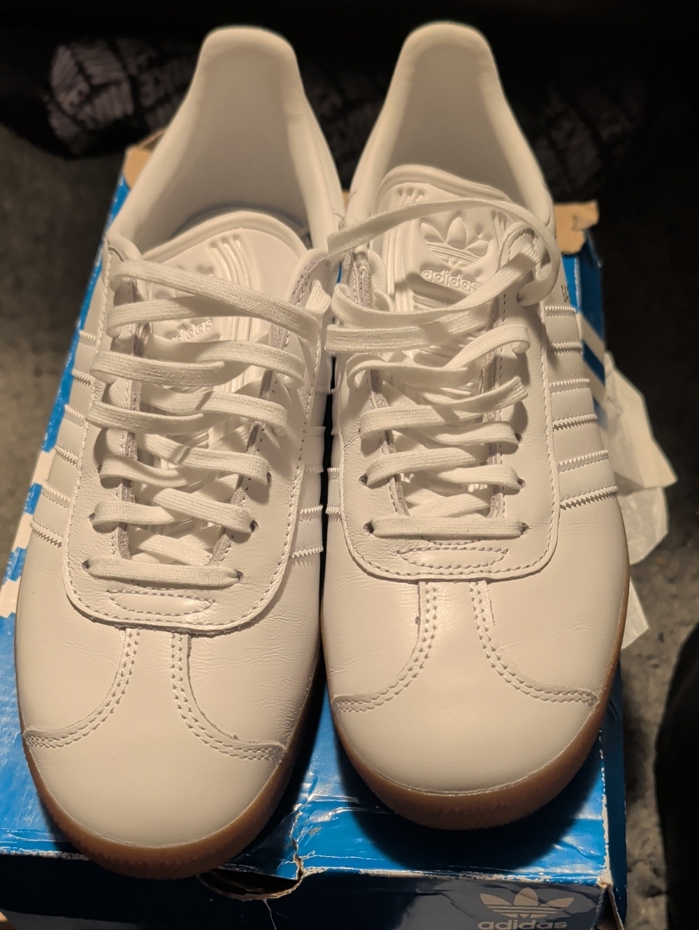 Adidas White Samba Classic Sneakers